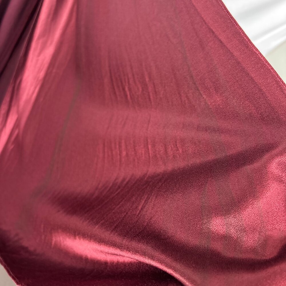 Vintage Burgundy Dress Women’s Size 6 Regency Romantic Castlecore Ren Faire - Picture 9 of 15